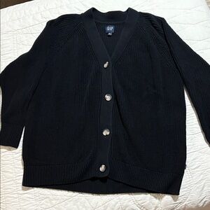 GAP Women's Classic Black Cardigan